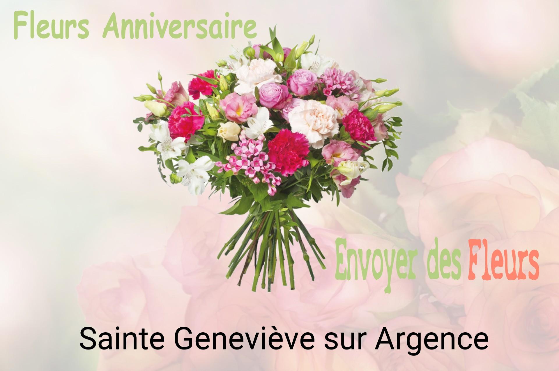 Bouquet de fleurs d’anniversaire livré à Sainte-Geneviève-sur-Argence