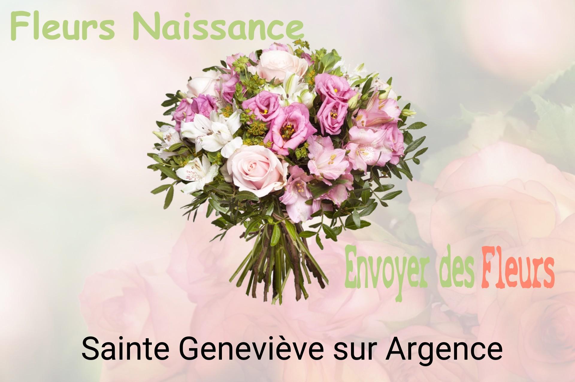 Bouquet de fleurs de naissance livré à Sainte-Geneviève-sur-Argence