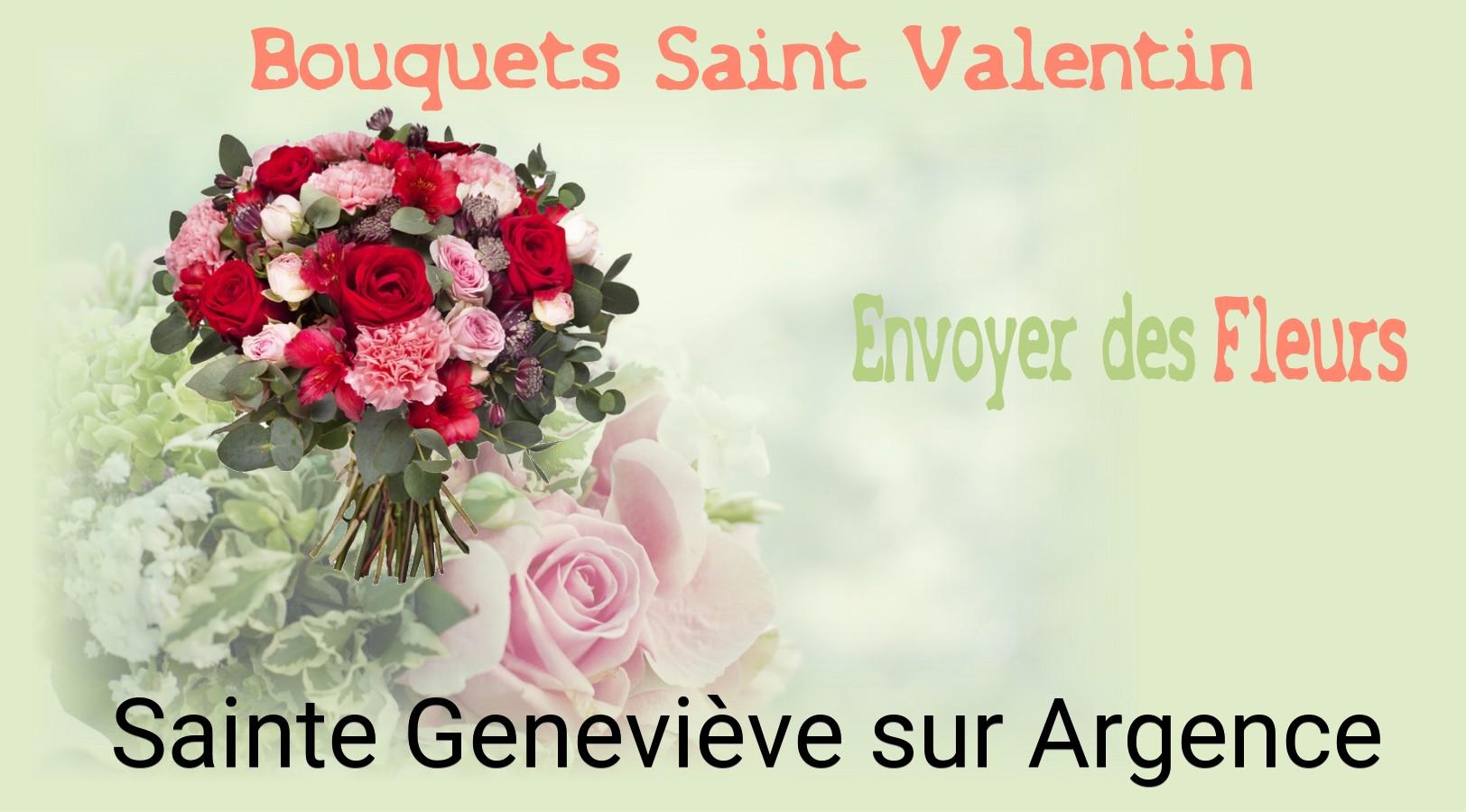 Roses de Saint-Valentin livrées à Sainte-Geneviève-sur-Argence